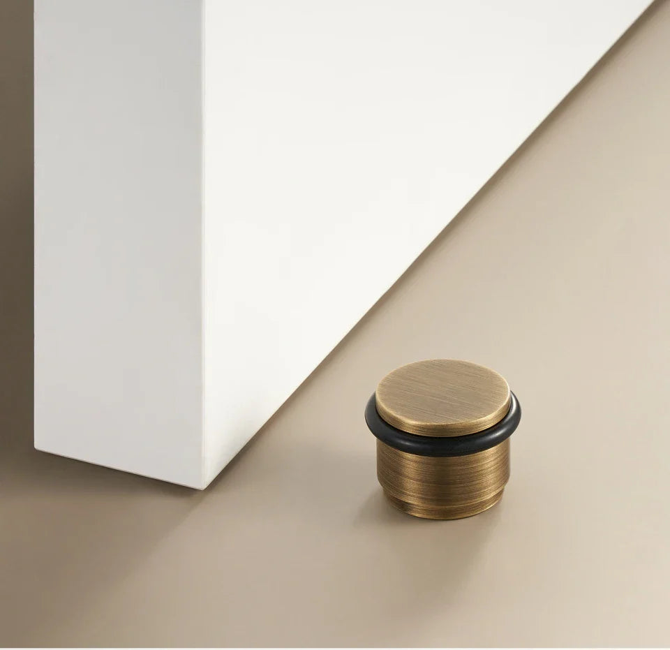 Brushed Nickel Reinforced Solid Brass Door Stop