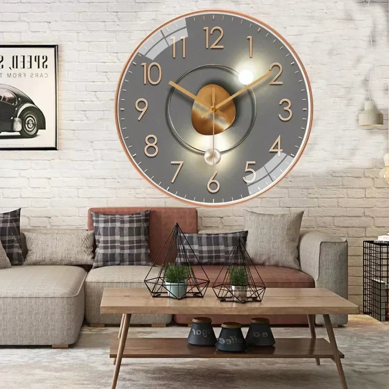 Silent Round Wall Clock