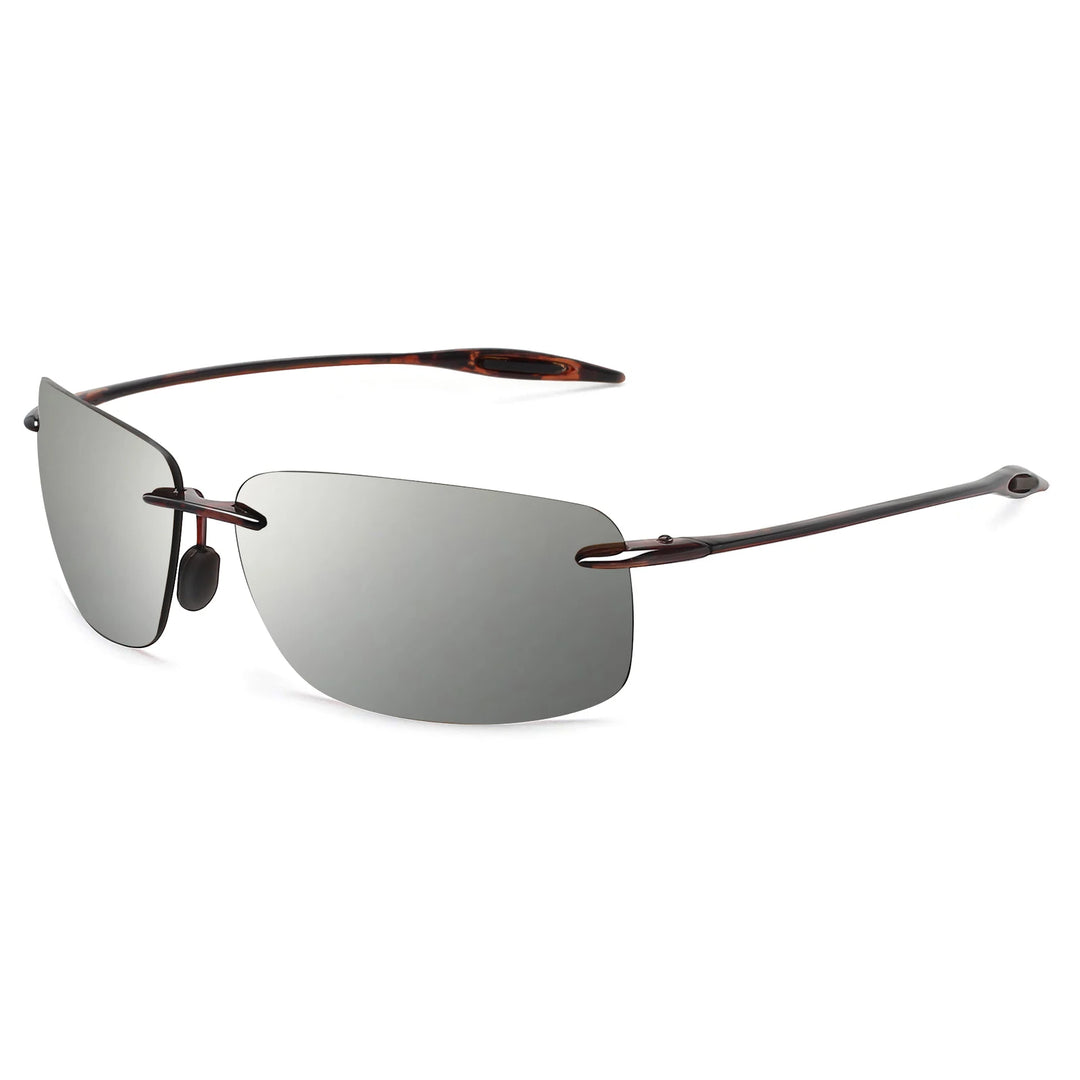 Polarized TR90 Rimless Sunglasses
