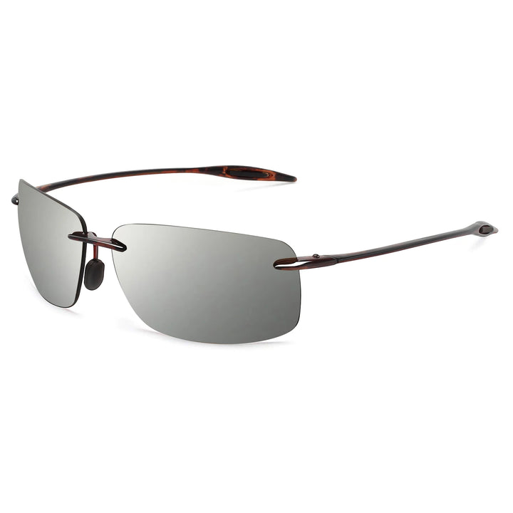 Polarized TR90 Rimless Sunglasses