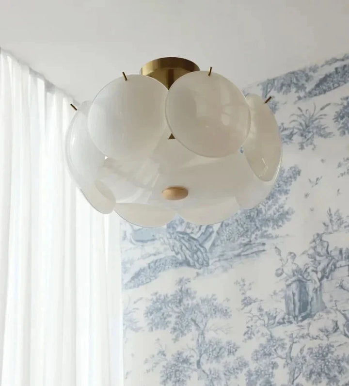 Layered Glass Disc Pendant Light