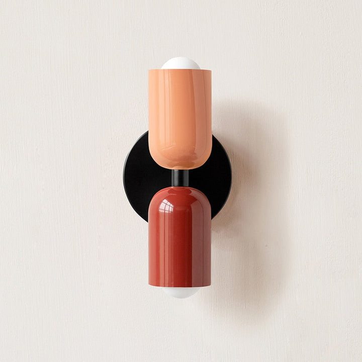 Bold Matte Twin-Bulb Sconce