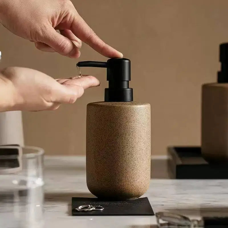 Ceramic Pump Bottle front view