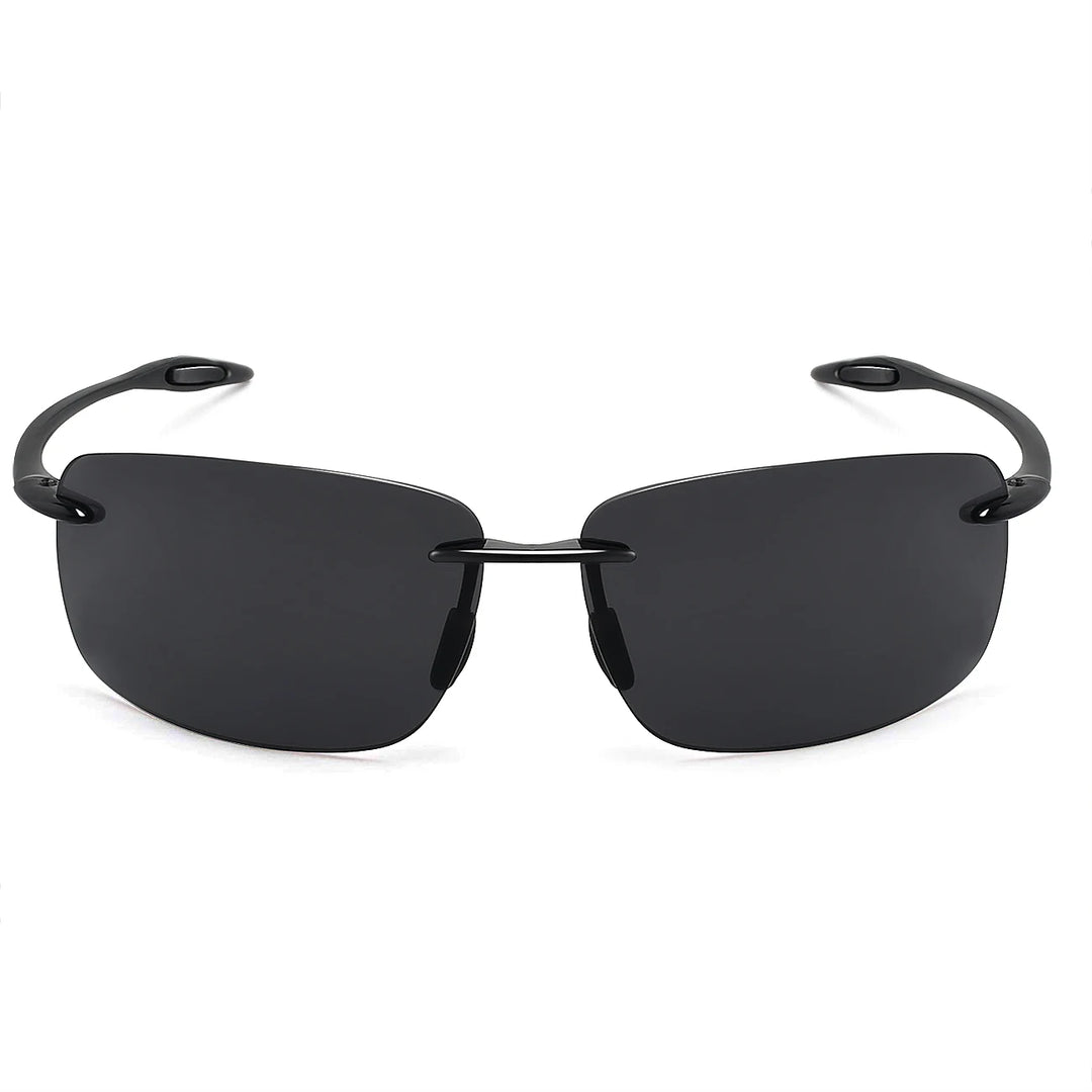 Polarized TR90 Rimless Sunglasses