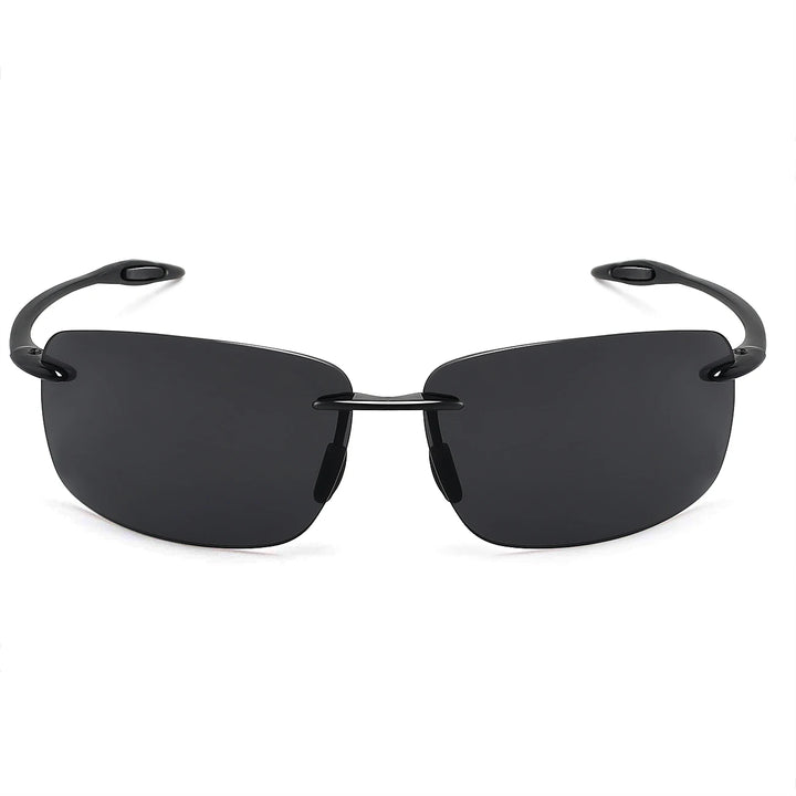 Polarized TR90 Rimless Sunglasses