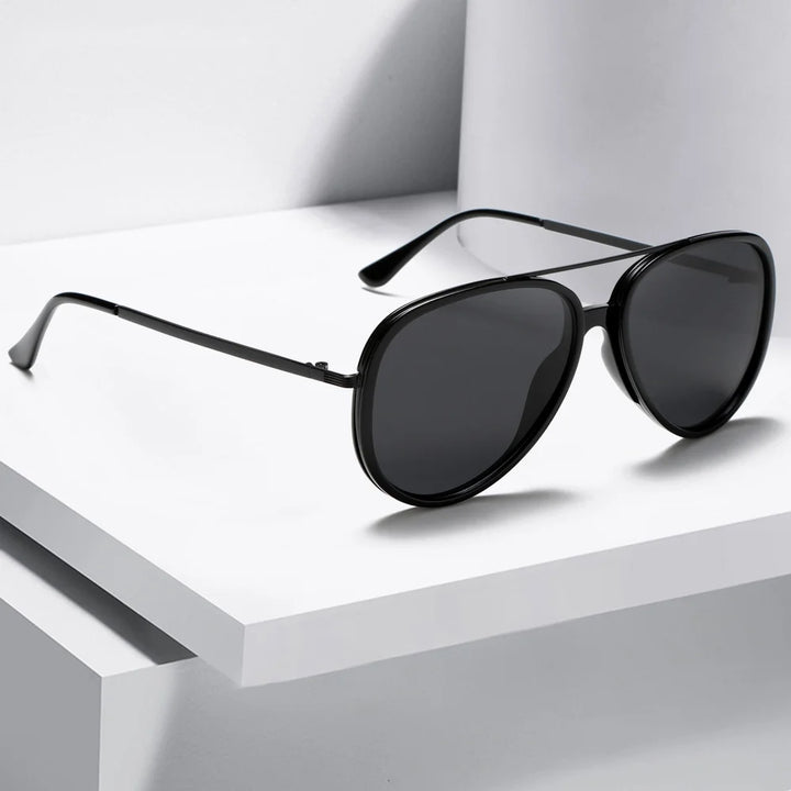 Alloy Frame Pilot Sunglasses color options