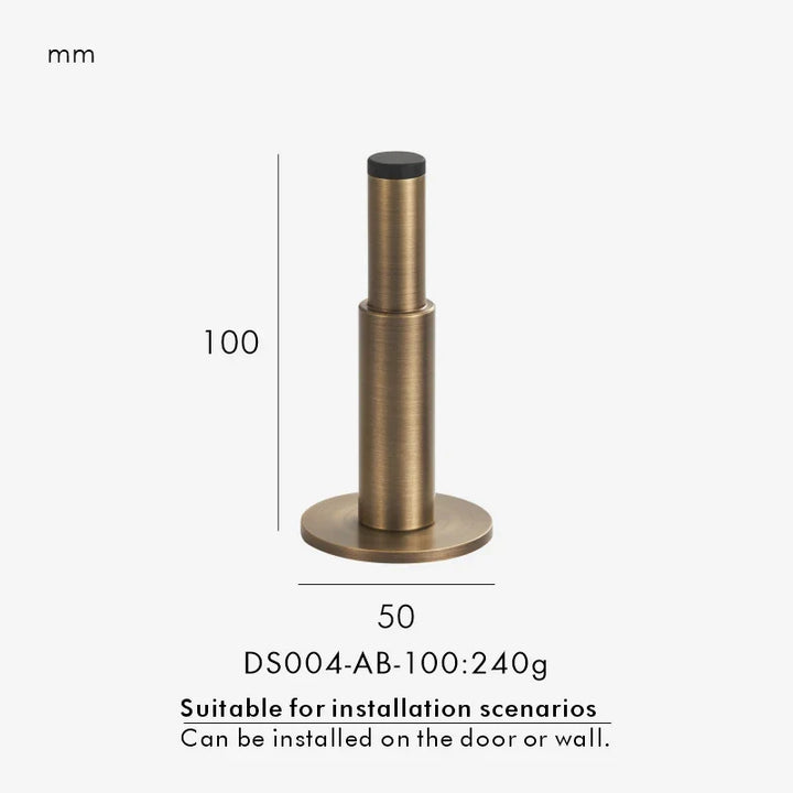 Minimalist Brass Door Stopper product photo