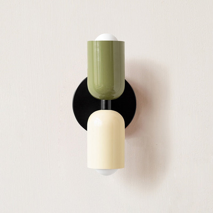 Bold Matte Twin-Bulb Sconce