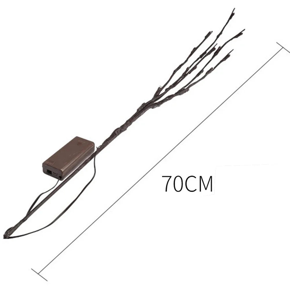 Battery LED Willow Branch indoor setting