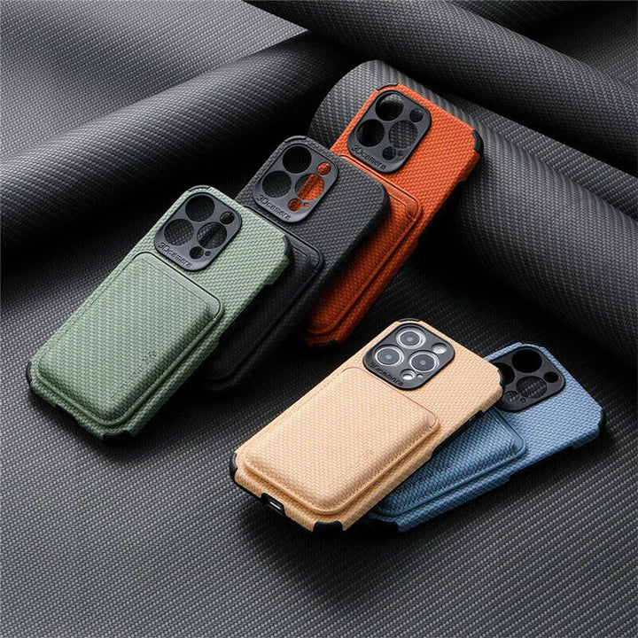 Magnetic Slim Card Case camera cutout detail