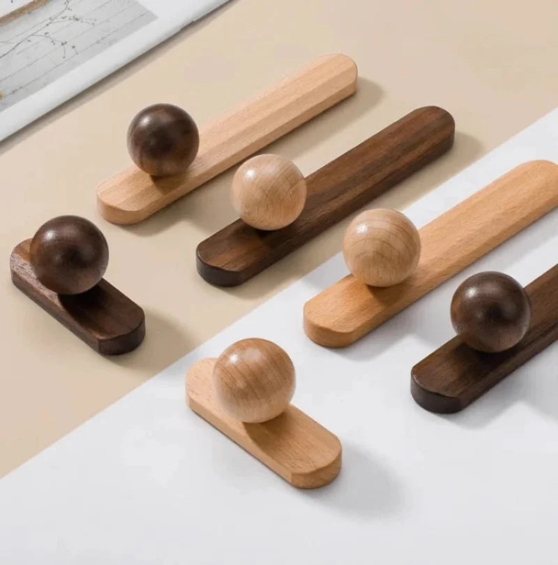 Hemisphere Cabinet Wood Pulls
