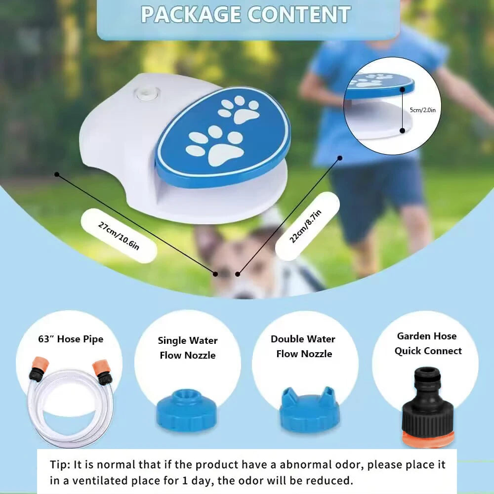 Pet Water Fountain step-on activation