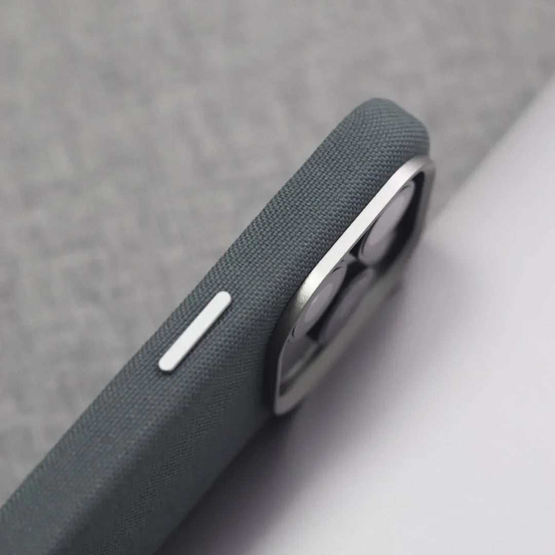 Mint Canvas Nylon Phone Case