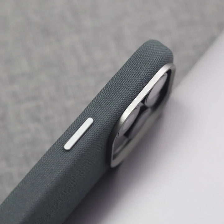 Mint Canvas Nylon Phone Case