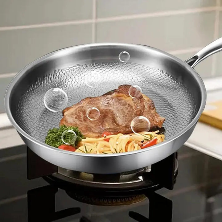Titanium Alloy Frying Pan cooking lifestyle