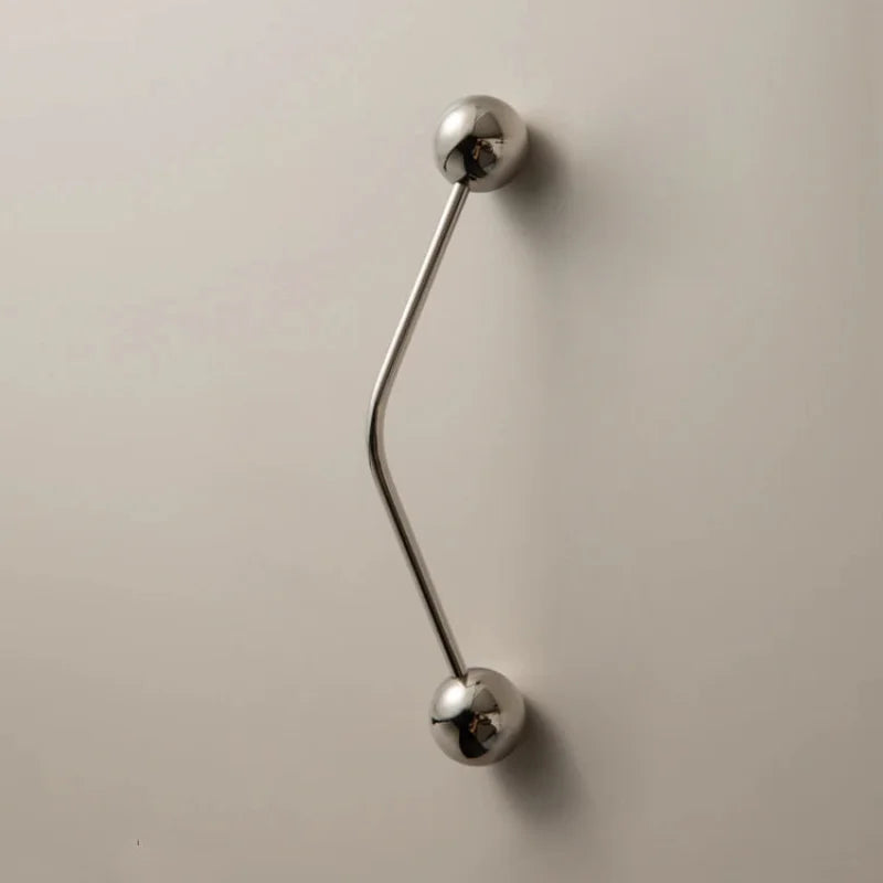 Kinetic Line Brass Pull medium size front view
