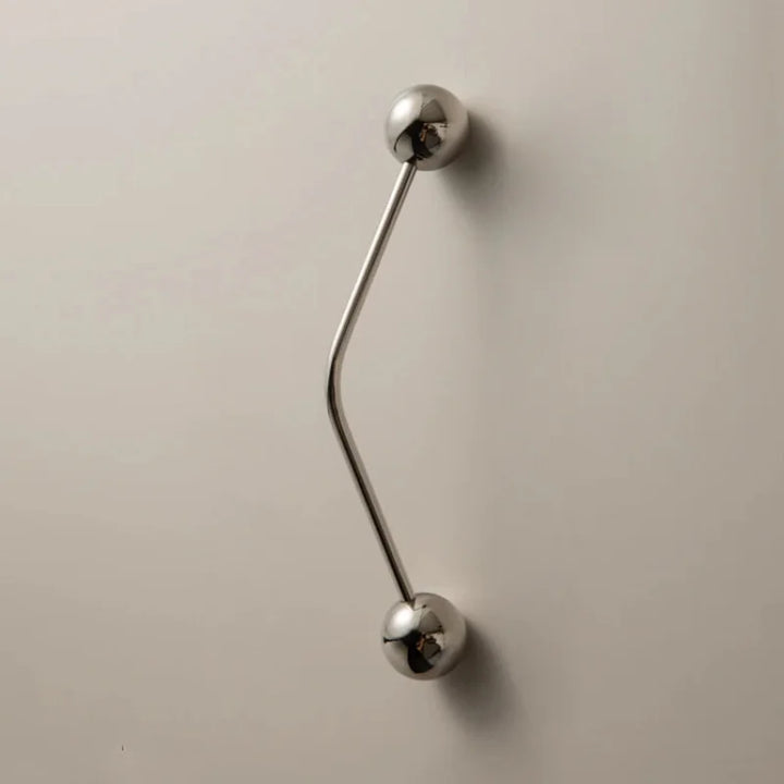 Kinetic Line Brass Pull medium size front view