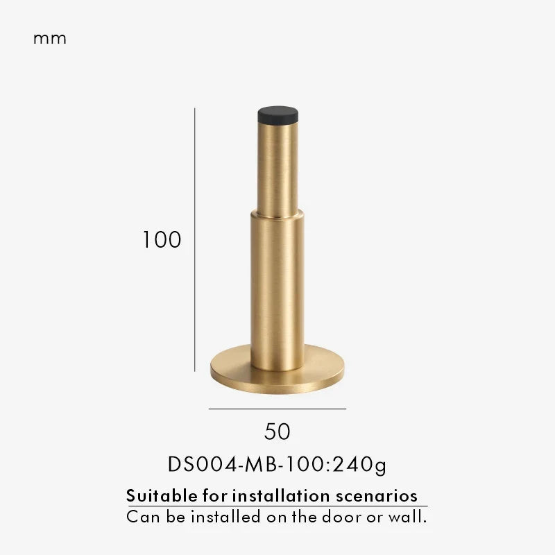 Minimalist Brass Door Stopper product photo