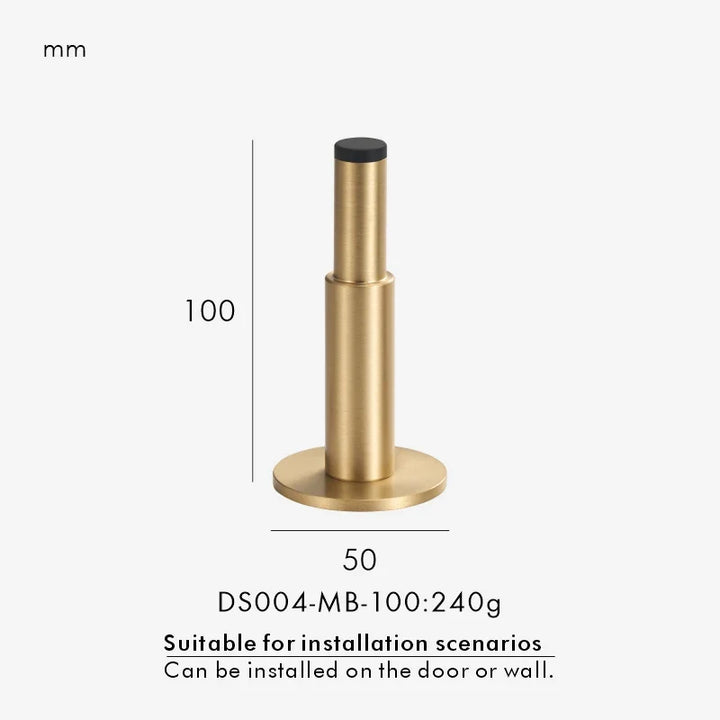 Minimalist Brass Door Stopper product photo
