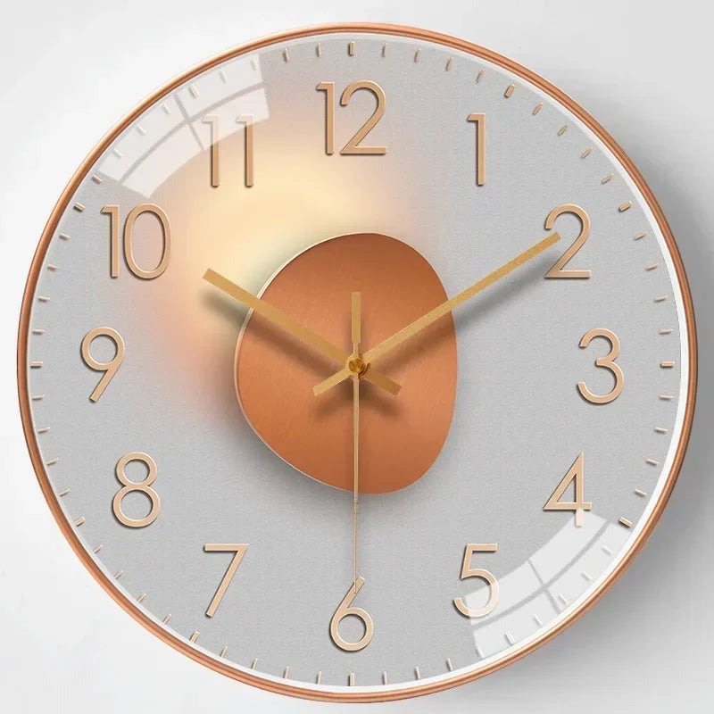 Silent Round Wall Clock design G dial