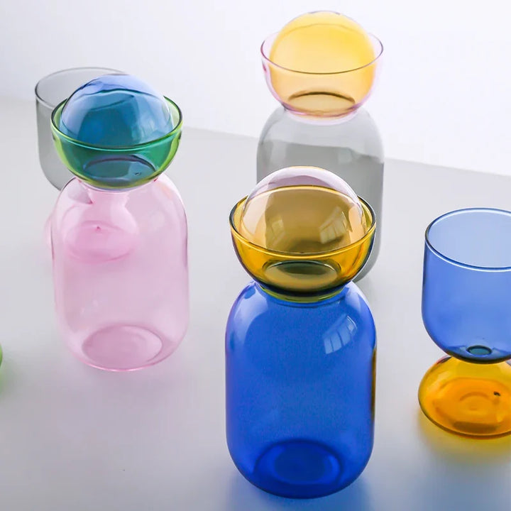 Color-Block Pitcher & Cup Set