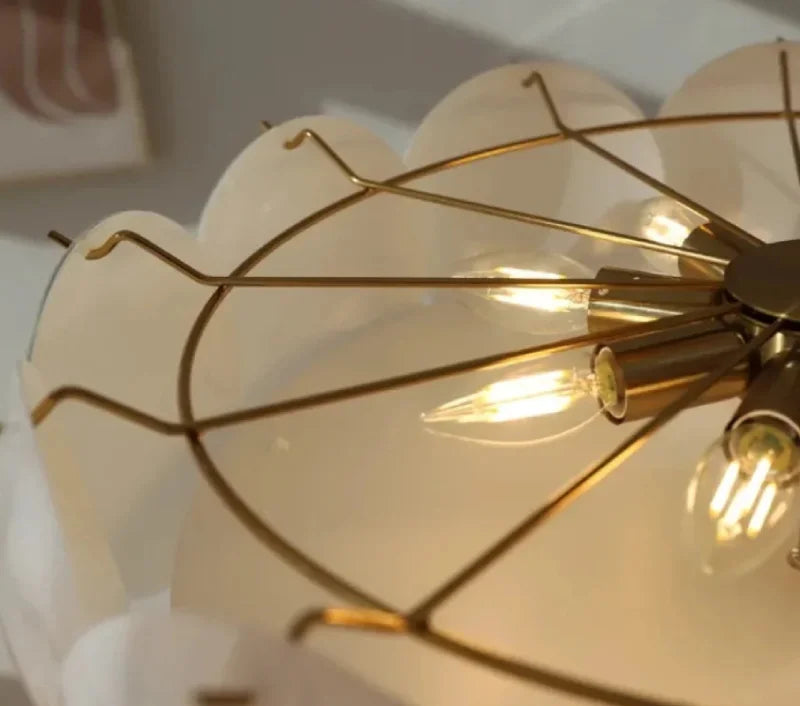 Layered Glass Disc Pendant Light – Lifestyle View