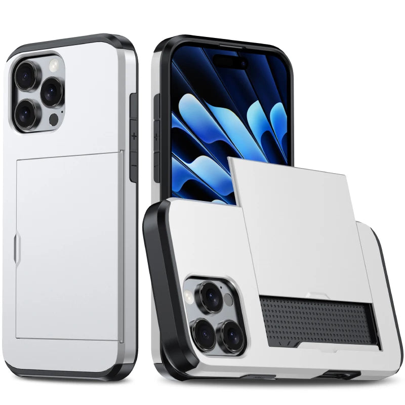 Wallet Card Phone Case lifestyle in hand