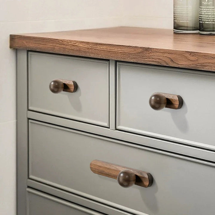 Hemisphere Cabinet Wood Pulls