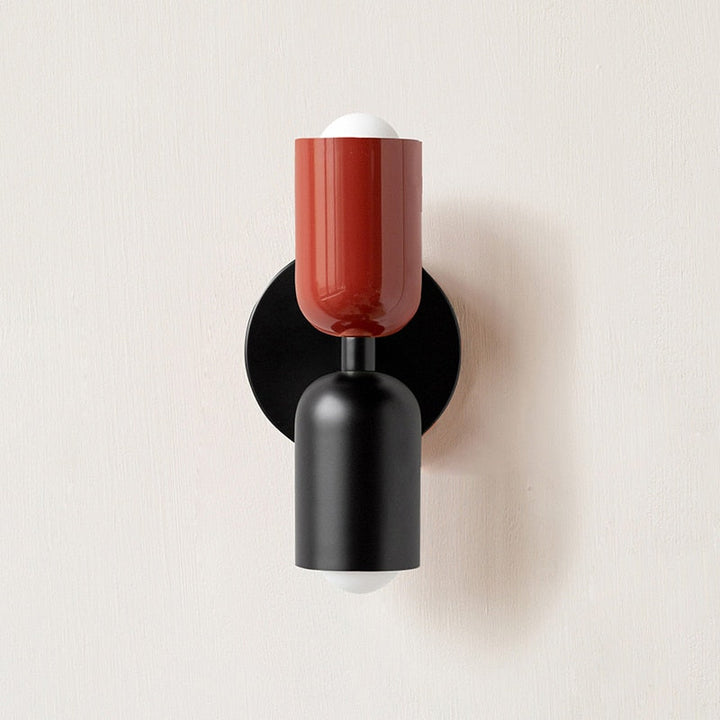 Bold Matte Twin-Bulb Sconce