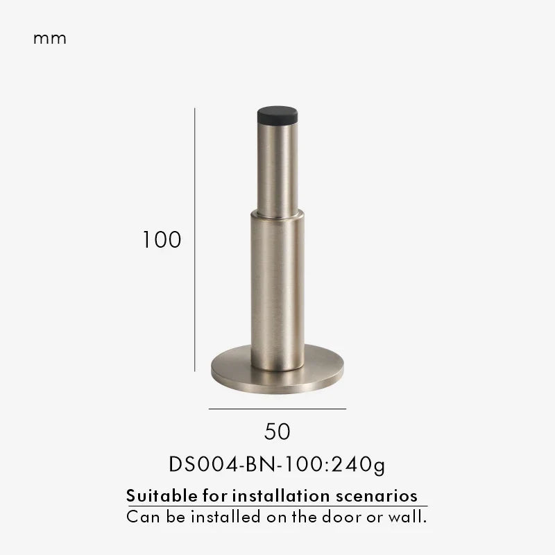 Minimalist Brass Door Stopper product photo