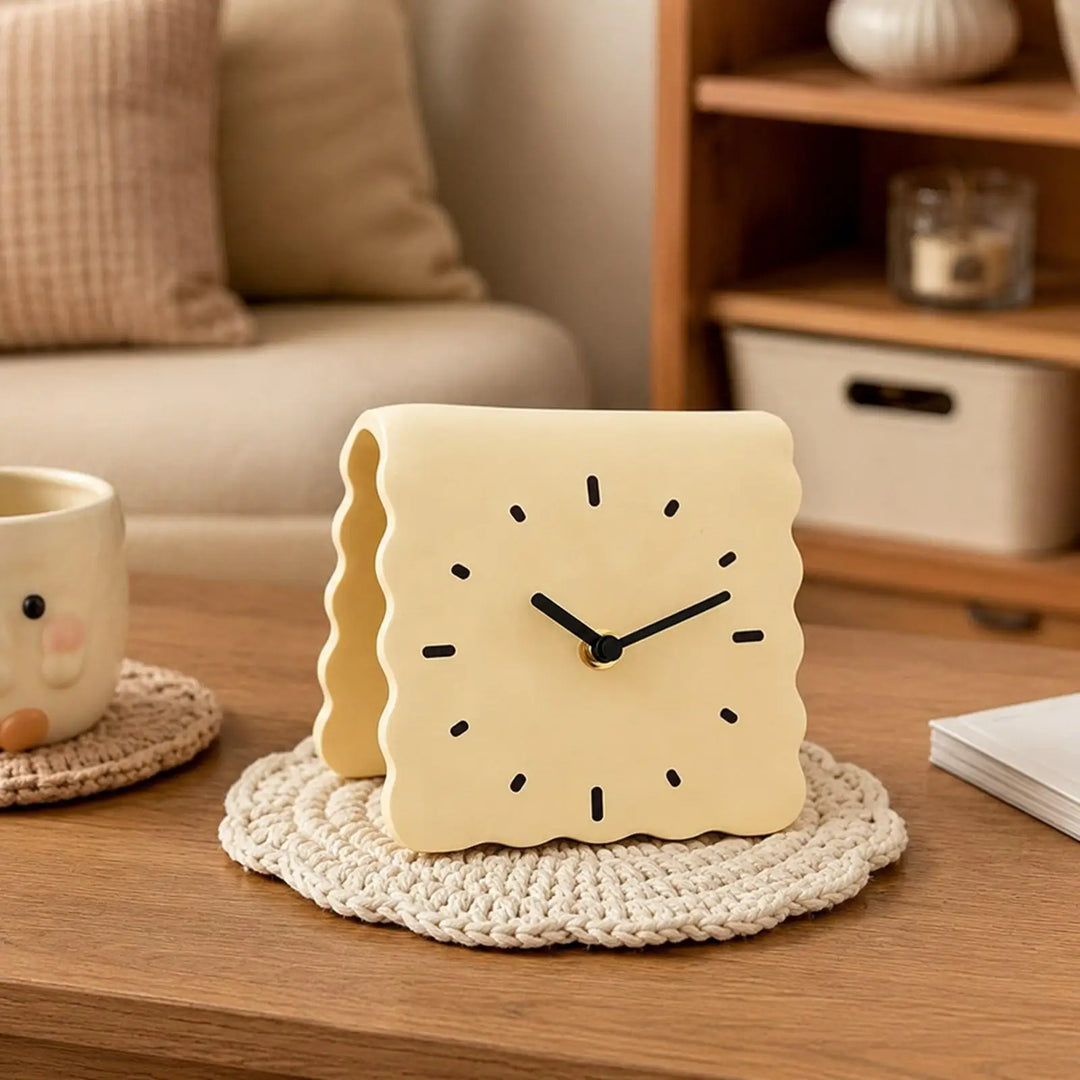 Acrylic Silent Desk Clock color options