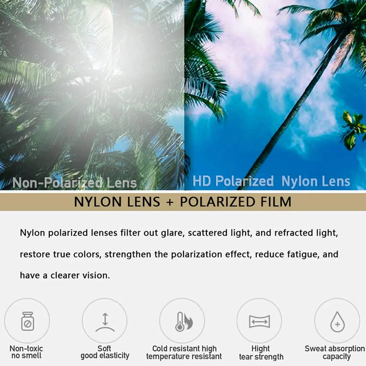 2-Pack Polarized Rimless Sunglasses