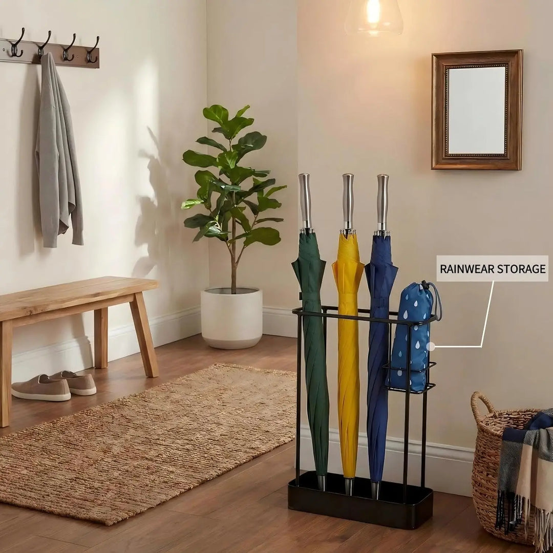 Weighted Entryway Umbrella Stand in entryway lifestyle