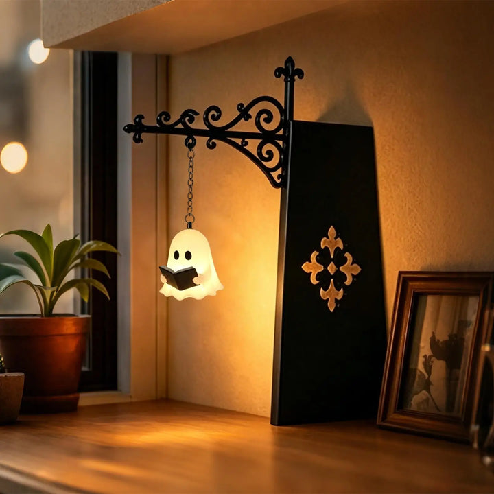 Warm Glow Library Night Light lifestyle detail