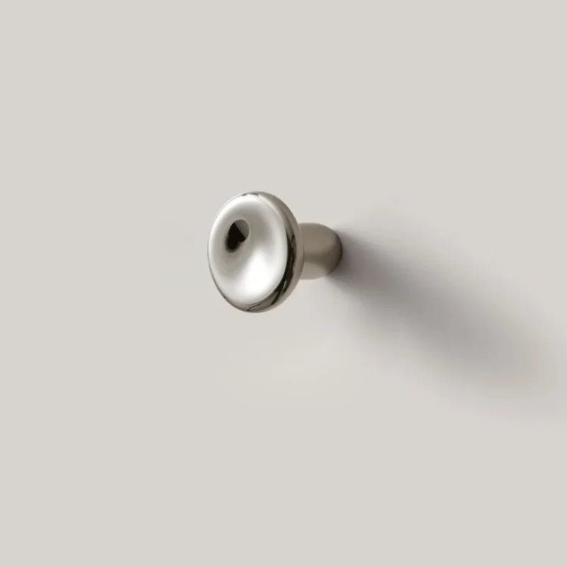 Kinetic Line Brass Knob mushroom-style close-up