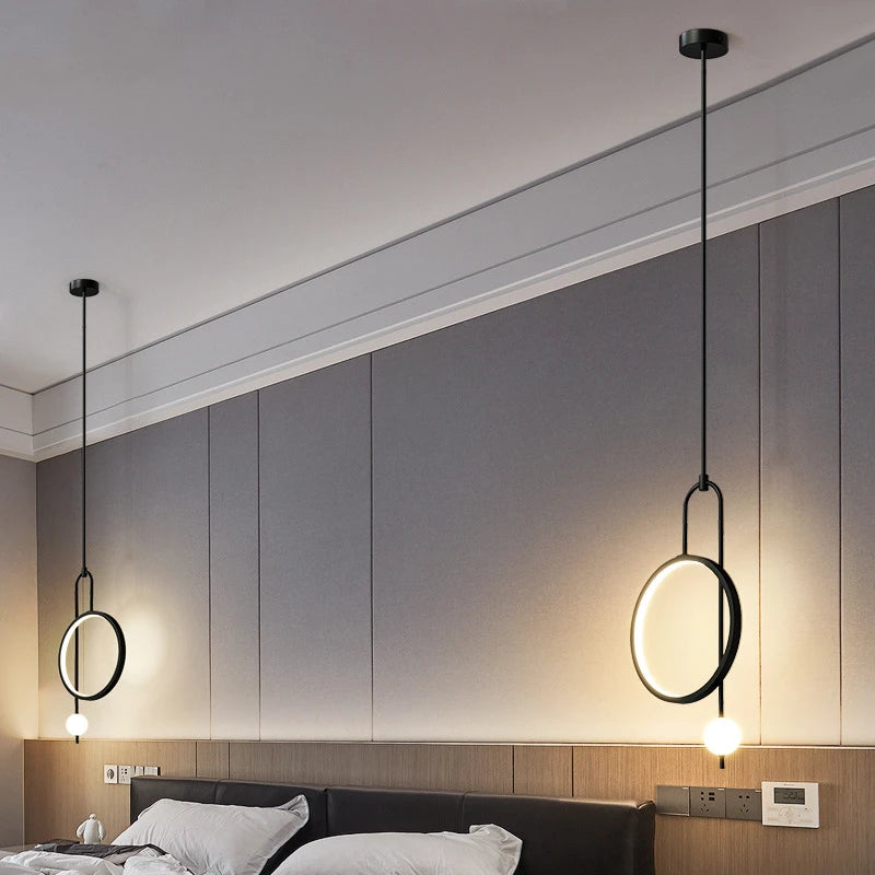 LED Ring Pendant Light dimensions
