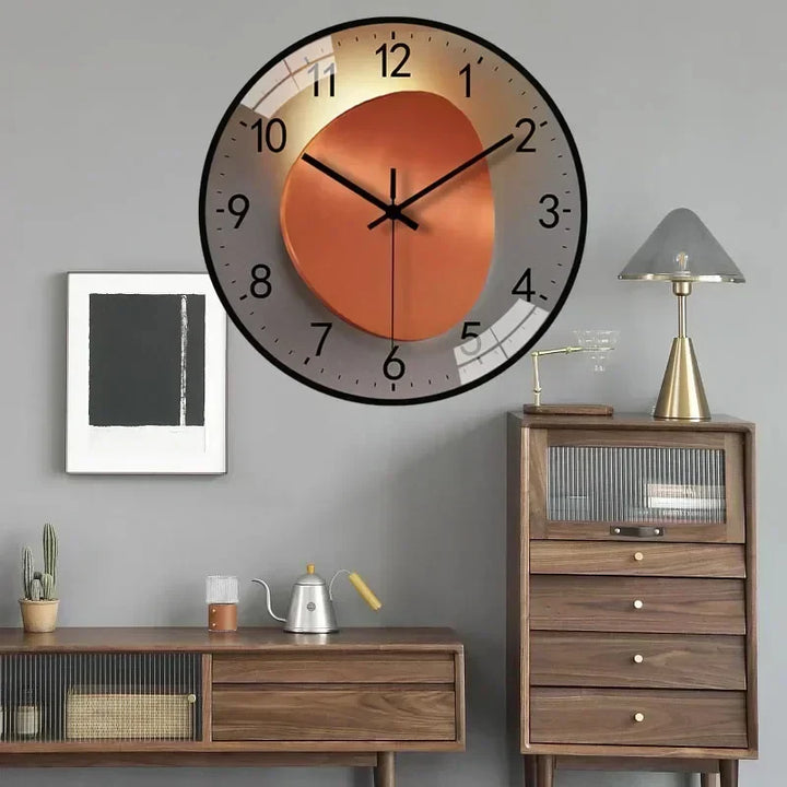 Silent Round Wall Clock