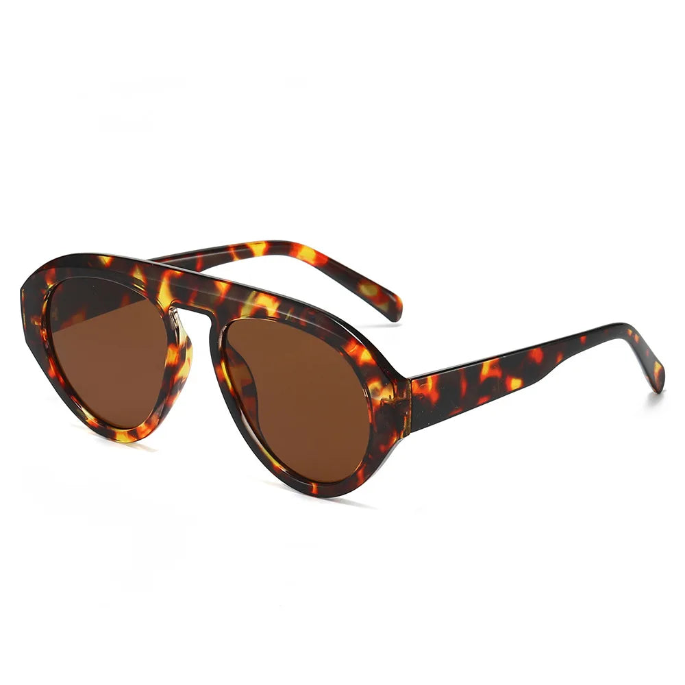 Champagne Blue Y2K Pilot Sunglasses color options