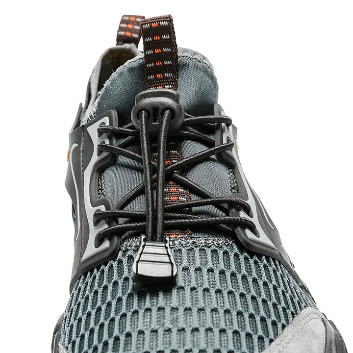 Quick-Dry Mesh Water Shoes toggle lace detail