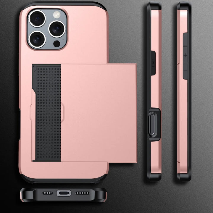 Slide-Out Wallet Card Phone Case