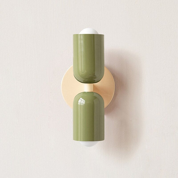 Bold Matte Twin-Bulb Sconce