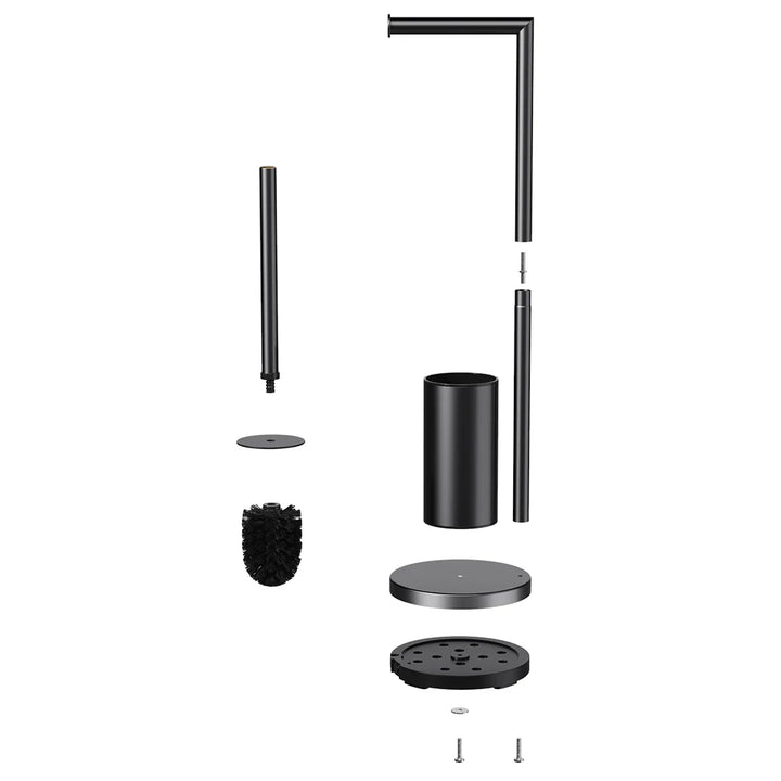 Floor-Standing Toilet Brush and Holder Set color options