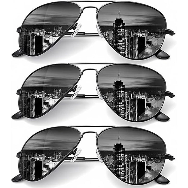 Trendy Polarized Aviator Sunglasses side view
