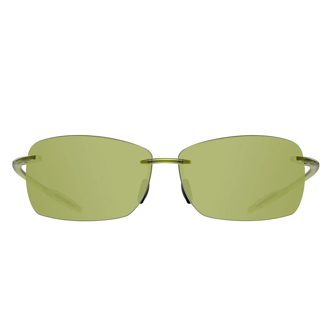 Olive Green TR90 Surf Sunglasses front view