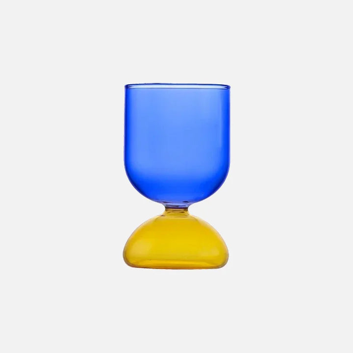 Blue Color-Block Pitcher & Cup Set front view
