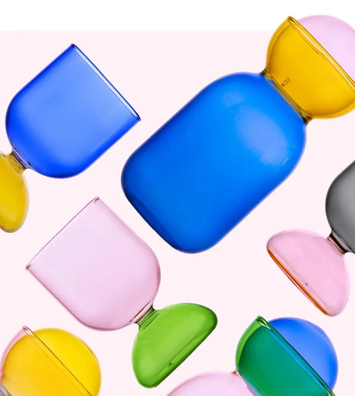 Color-Block Pitcher & Cup Set