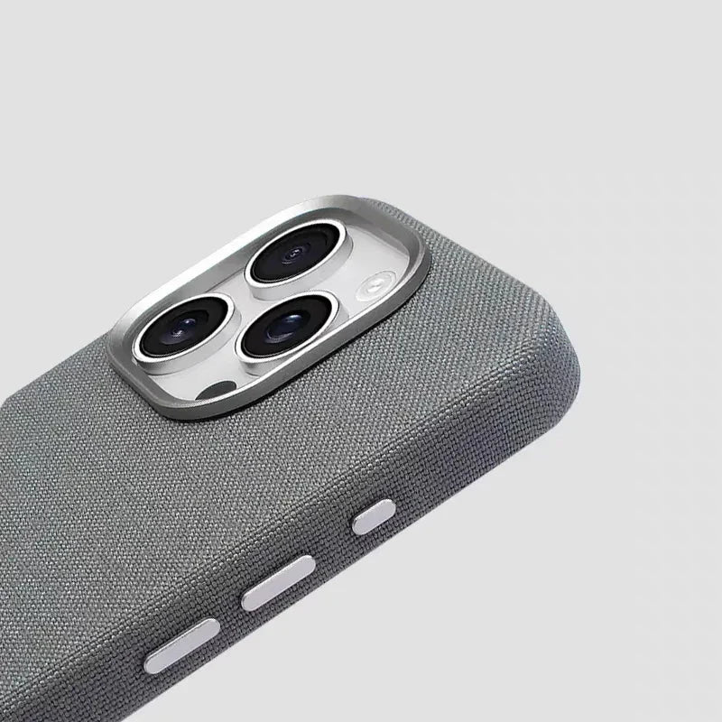 Brown Canvas Nylon Phone Case