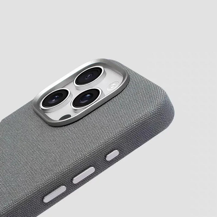 Brown Canvas Nylon Phone Case
