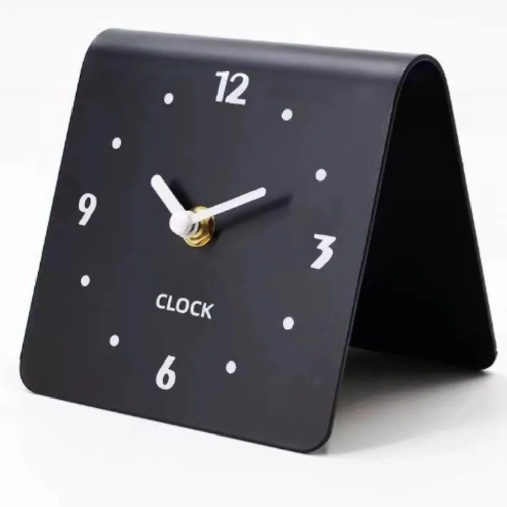 Modern Acrylic Desk Clock front view