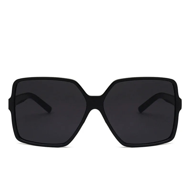 Oversized Gradient Frame Sunglasses